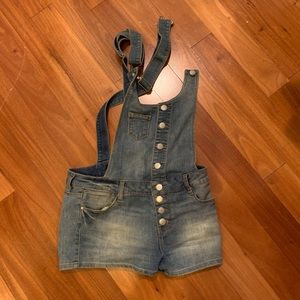 Denim overalls